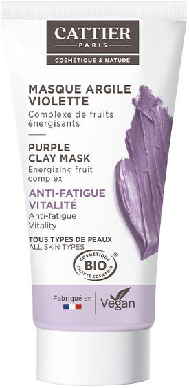 Cattier Argile Violette Masque Complexe de Fruits Énergisant Bio 30ml