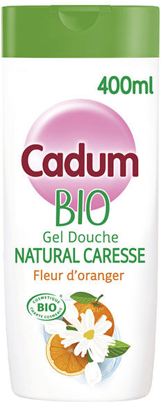 Cadum Bio Douche Natural Caresse Fleur d'Oranger 400ml