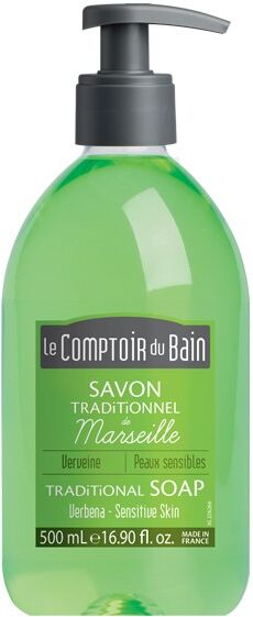 Le Comptoir du Bain Savon Traditionnel de Marseille Verveine 500ml