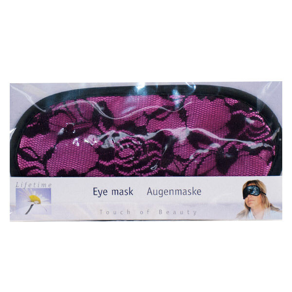 Astrodif Masque Repos Yeux Dentelle Rose