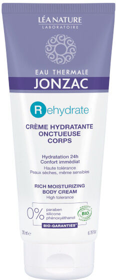 Jonzac Rehydrate Crème Hydratante Onctueuse Corps Bio 200ml