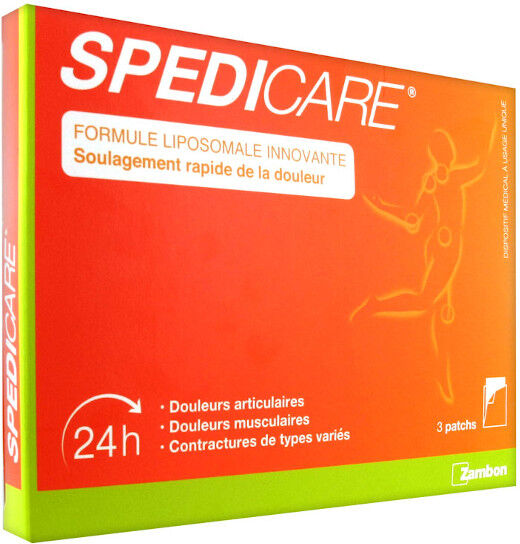 Zambon Spedicare Patch Anti-Douleurs Musculaires Articulaires 3 unités