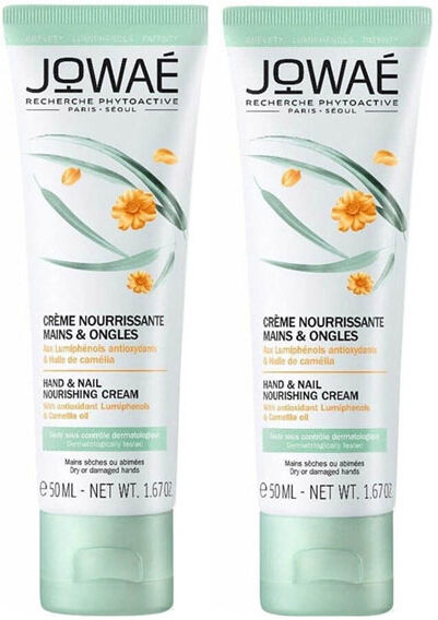 Jowaé Crème Nourrissante Mains et Ongles Lot de 2 x 50ml