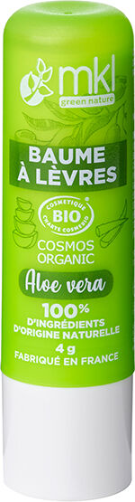 MKL Green Nature Baume à Lèvres Aloe Vera Bio 4g