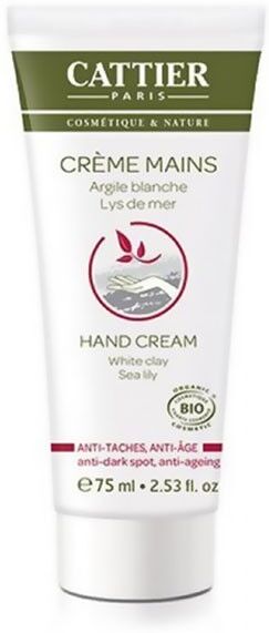 Cattier Crème Mains Anti-Taches et Anti-Age 75ml