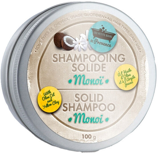 Les Petits Bains de Provence Shampooing Solide Monoï 100g