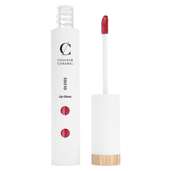 Couleur Caramel Gloss Bio N°805 Rouge Framboise Nacré 6ml