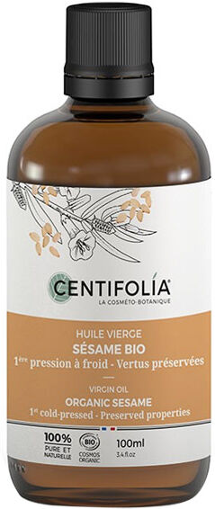 Centifolia Huile Végétale Vierge Sésame Bio 100ml