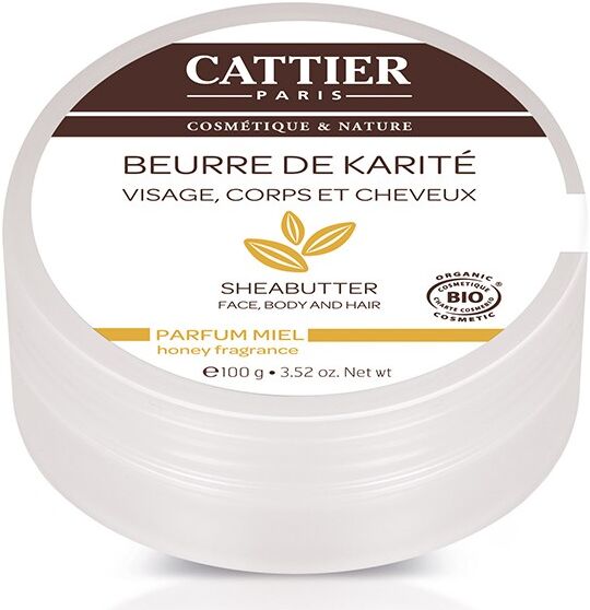 Cattier Beurre de Karité Parfum Miel 100g