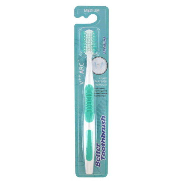 Better Toothbrush Premium Medium Vert