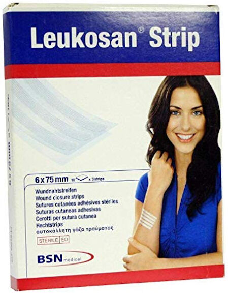 BSN Medical BSN Médical Leukosan Strip Adhésifs 6x 75mm Sachet de 3