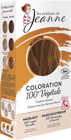 Les Couleurs de Jeanne Coloration Végétale Noisette Bio 100g