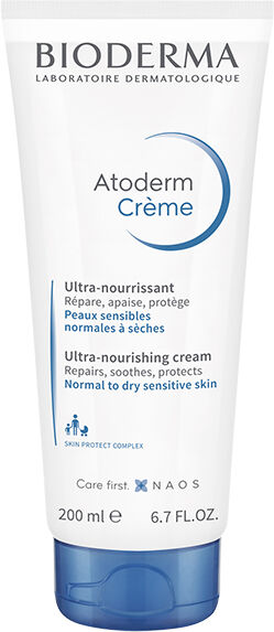 Bioderma Atoderm Crème Ultra-Nourrissante Peaux Sensibles Normales à Sèches 200ml