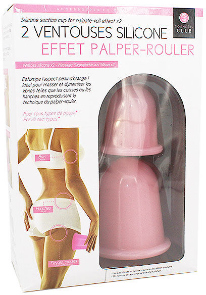 Lysse Cosmetics Ventouses Silicone Effet Palper-Rouler Petit et Grand Modèle