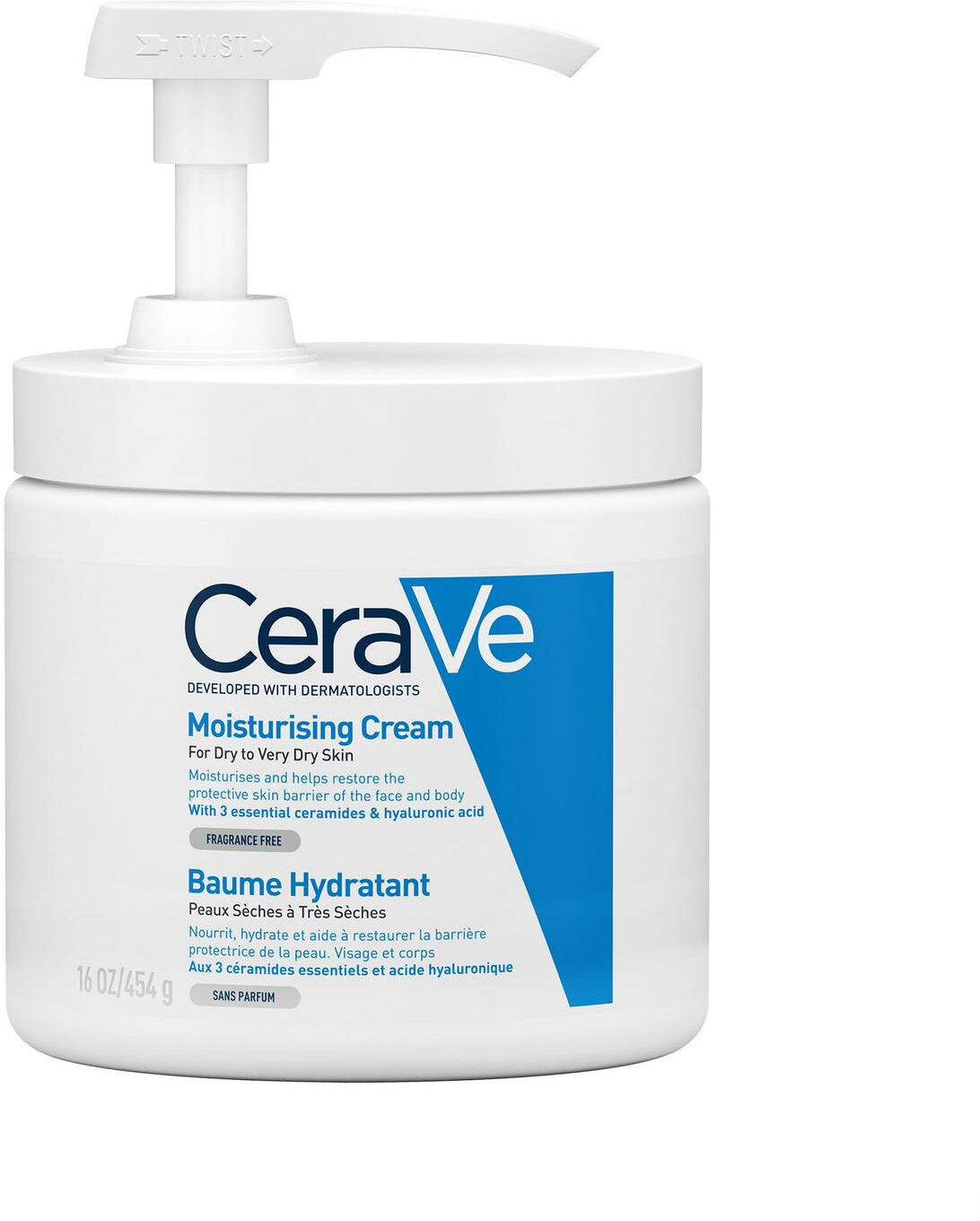 Cerave Baume Hydratante 454ml Pompe