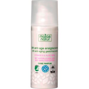 MATAS Natur 24H Anti-Age Gesichtscreme mit Bio-Aloe Vera und Vitamin E 50 ml