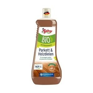 Poliboy Bio Parkett und Holzdielen Pflege - Pflege und Schutz für wertvolle Holzböden - Vegan - 1 Liter - Made in Germany