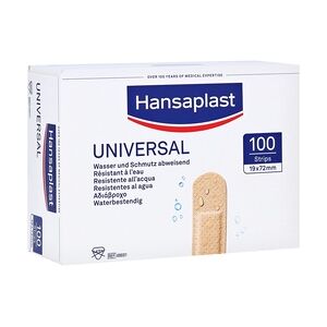 BEIERSDORF HANSAPLAST Universal Strips waterres.19x72 mm 100 Stück