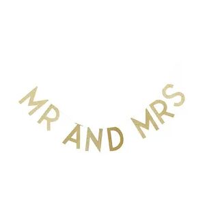 Pastel Perfection  Mr & Mrs Girlande gold