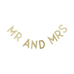 Pastel Perfection  Mr & Mrs Girlande gold