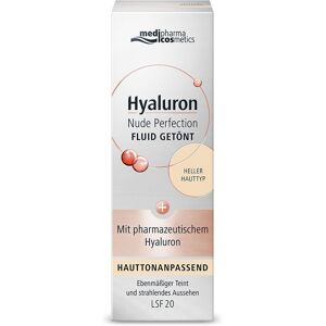 medipharma cosmetics Hyaluron Nude Perfect.Fluid getönt hell.HT LSF 20 50 ml Creme