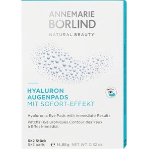 ANNEMARIE BÖRLIND Gesichtspflege AUGE & LIPPE Hyaluron Augenpads mit Sofort-Effekt 6 x 2 Pads