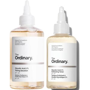 The Ordinary's Glycolic Acid 7% Exfoliating Toner Home and Away Bundle