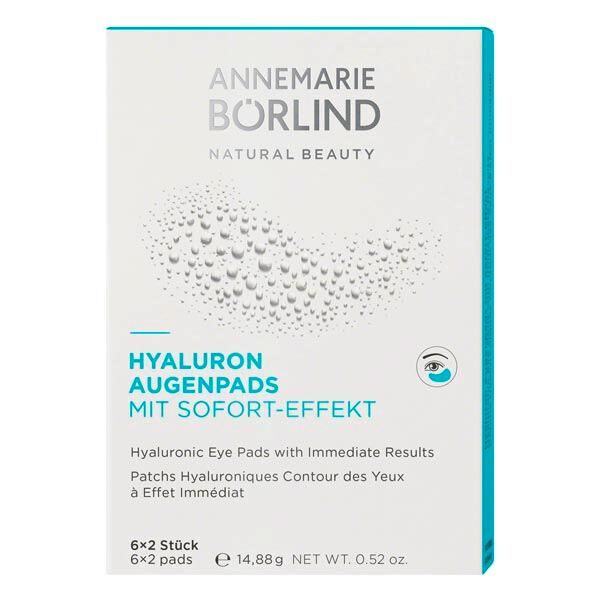 ANNEMARIE BÖRLIND HYALURON AUGENPADS MIT SOFORT-EFFEKT Packung mit 6 x 2 Stück