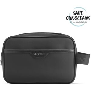 Gillian Jones Vittorio Toilet Bag - Black 10405-BA