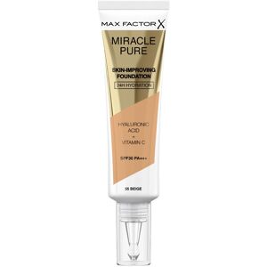 Max Factor Miracle Pure Skin-Improving Foundation 30 ml - 55 Beige