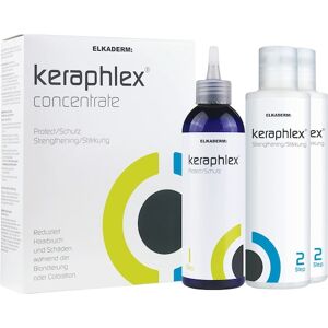 Keraphlex Hår Pleje XL-Set Step 1 Protector 100 ml + Step 2 Strengthening 2x 200 ml
