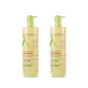 A-Derma Exomega Control Aceite De Baño 2x500ml