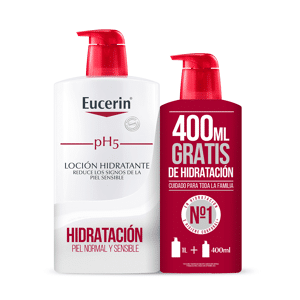 Set hidratante Ph5 Locion Family Set de Eucerin Cofre 1000 ml