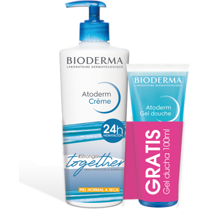 Pack nutritivo Atoderm Crème + Gel de Bioderma 500 ml + 100 ml