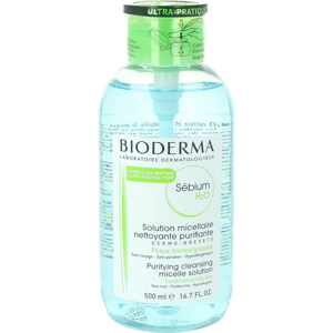 Solución limpiadora Sebium H2O Pump de Bioderma 500 ml