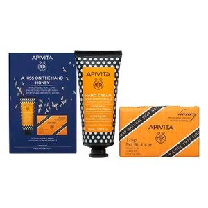 Apivita Set Crema De Manos 50 ml + Jabón Natural Miel 125g