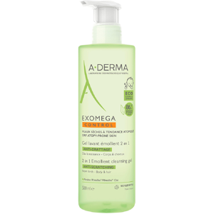 A Derma Gel de baño Exomega Control Cuerpo/Cabello para pieles atópicas 500mL