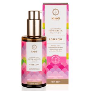 Khadi Aceite corporal ayurvédico Rose Love (100ml.)