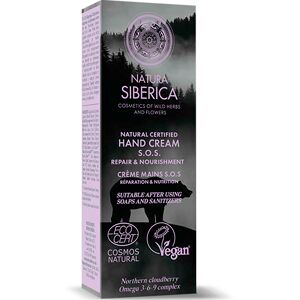 Natura Siberica Crema de manos SOS reparación y nutrición (75ml.)