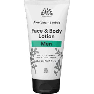 Urtekram Loción facial y corporal para hombre Aloe Vera y Baobab