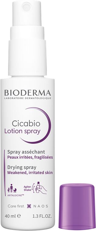 Loción calmante Cicabio Lotion Spray de Bioderma 40 ml