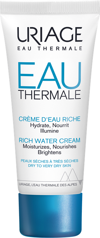 Crema hidratante Eau Thermale Crema De Agua Rica de Uriage 40 ml