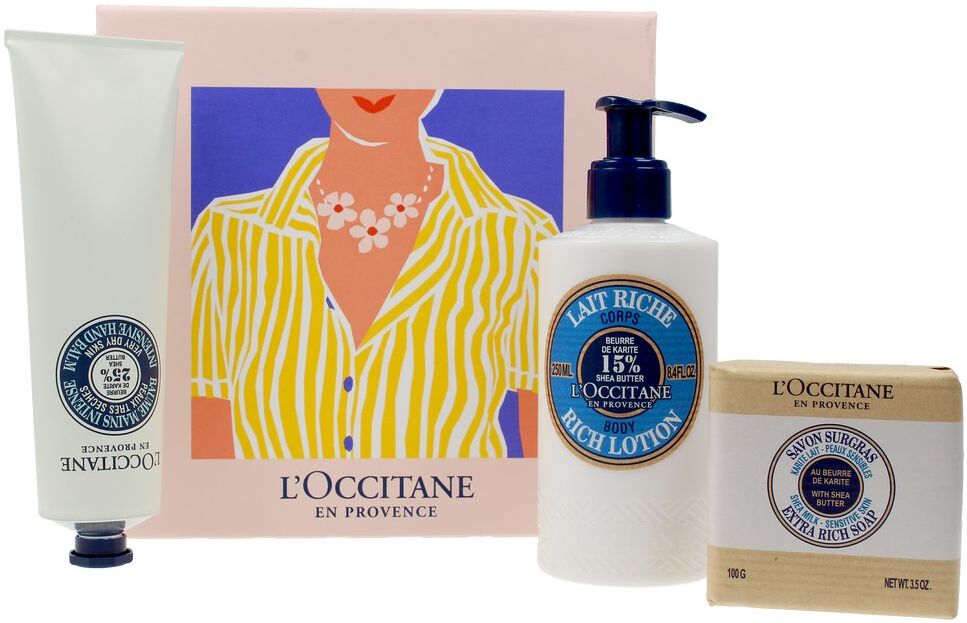 L'Occitane En Provence Karite Leche Corporal lote 3 pz