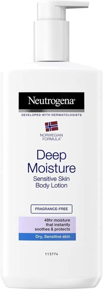 Neutrogena Loción corporal hidratante profunda para pieles sensibles 400mL