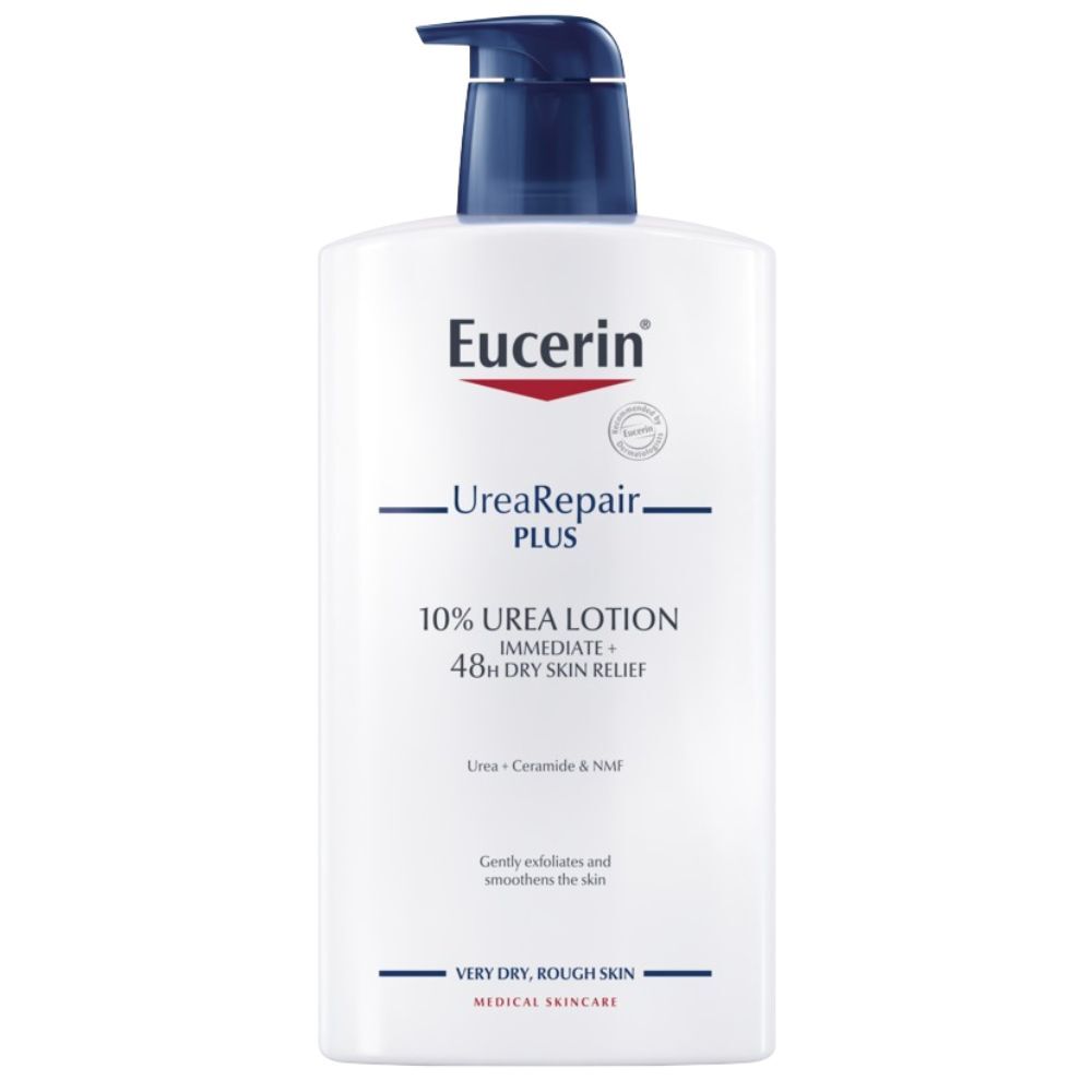 Eucerin UreaRepair PLUS Loción de urea al 10% Alivio inmediato de la piel seca 1000mL