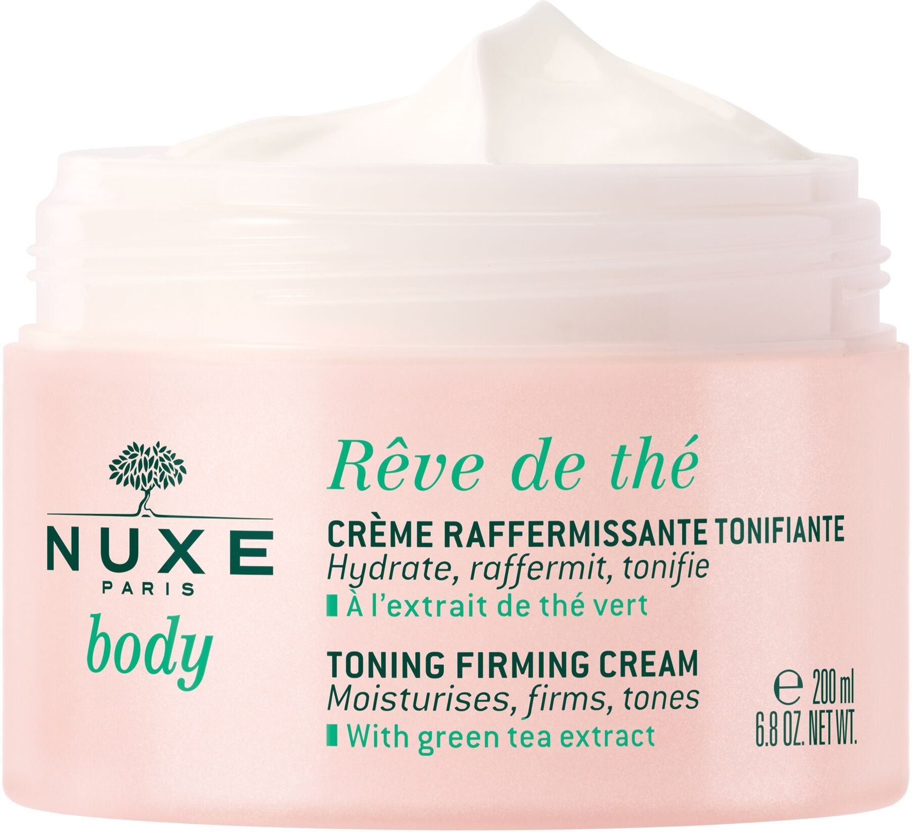 Nuxe Crema tonificante corporal Rêve de Thé 200mL