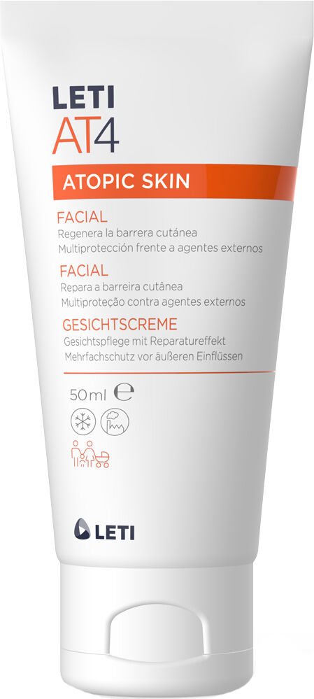 Crema facial para pieles atópicas Letiat4 50mL