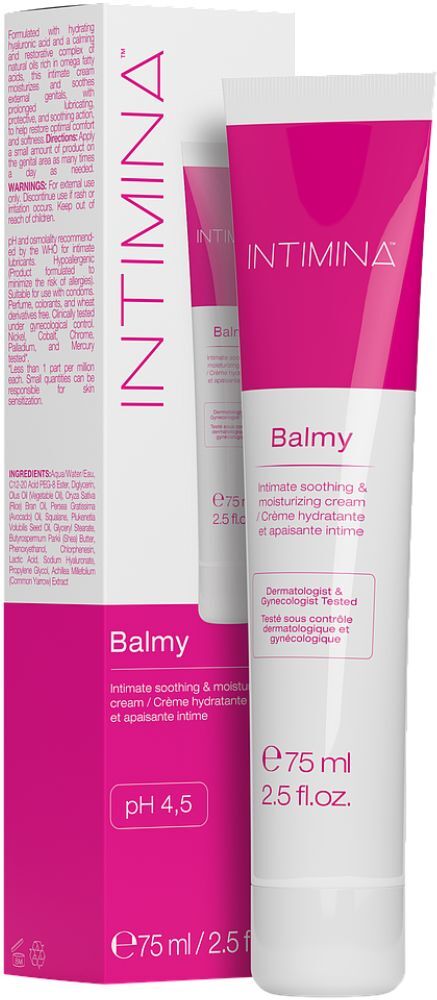 Intimina Crema balsámica íntima calmante e hidratante 75mL