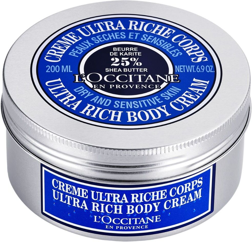 L'Occitane Crema corporal ultra rica en manteca de karité Pieles secas y sensibles 200mL