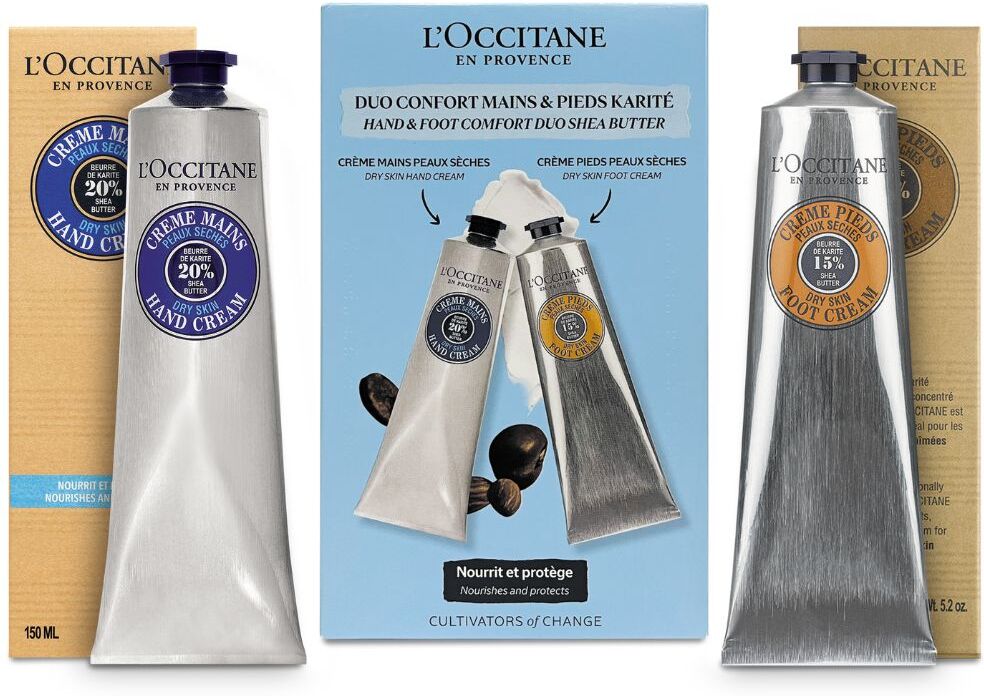 L'Occitane Crema de pies de manteca de karité para pieles secasCrema de manos de manteca de karité 150mL Crema de pies de manteca de karité 150mL. 1&nbsp;un.